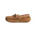 thumbnail image 5 of Beverly Hills Polo Club Girls And Boys Unisex Indoor Cozy Moccasin Loafer Slippers with Non, Slip Hard Sole (Little Kids), Tan, 11, 5 of 7