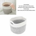 thumbnail image 3 of Large Capacity Foldable Laundry Basket Premium Cotton Linen, Storage for Home Bedroom, 3 of 7
