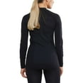 thumbnail image 5 of Craft Active Intensity Long Sleeve Crew Neck Top - Black/Asphalt, Women's, Small, 5 of 6