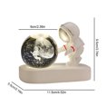 thumbnail image 2 of Lámpara de bola de cristal Lámpara de mesa de astronauta Lámpara de noche Regalo de cumpleaños para adolescentes y niños, 2 of 8