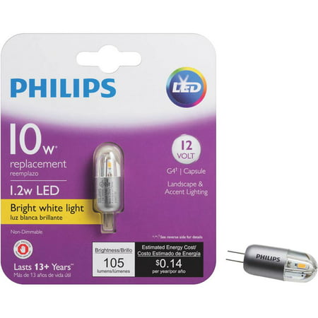 Philips Lighting Co 1.5w T3 G4 12v LED Bulb