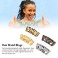 thumbnail image 4 of Hair Dreadlock Jewelry, 4 Colors 48Pcs Dreadlocks Beads Alloy Fashionable Multipurpose with Storage Box for Banquet, 4 of 7