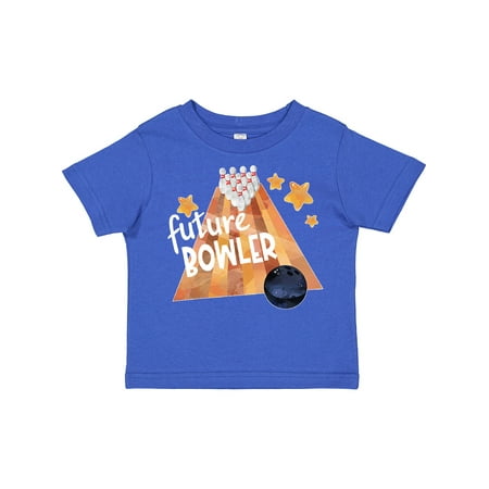 

Inktastic Future Bowler Bowling Ball and Pins Gift Toddler Boy or Toddler Girl T-Shirt