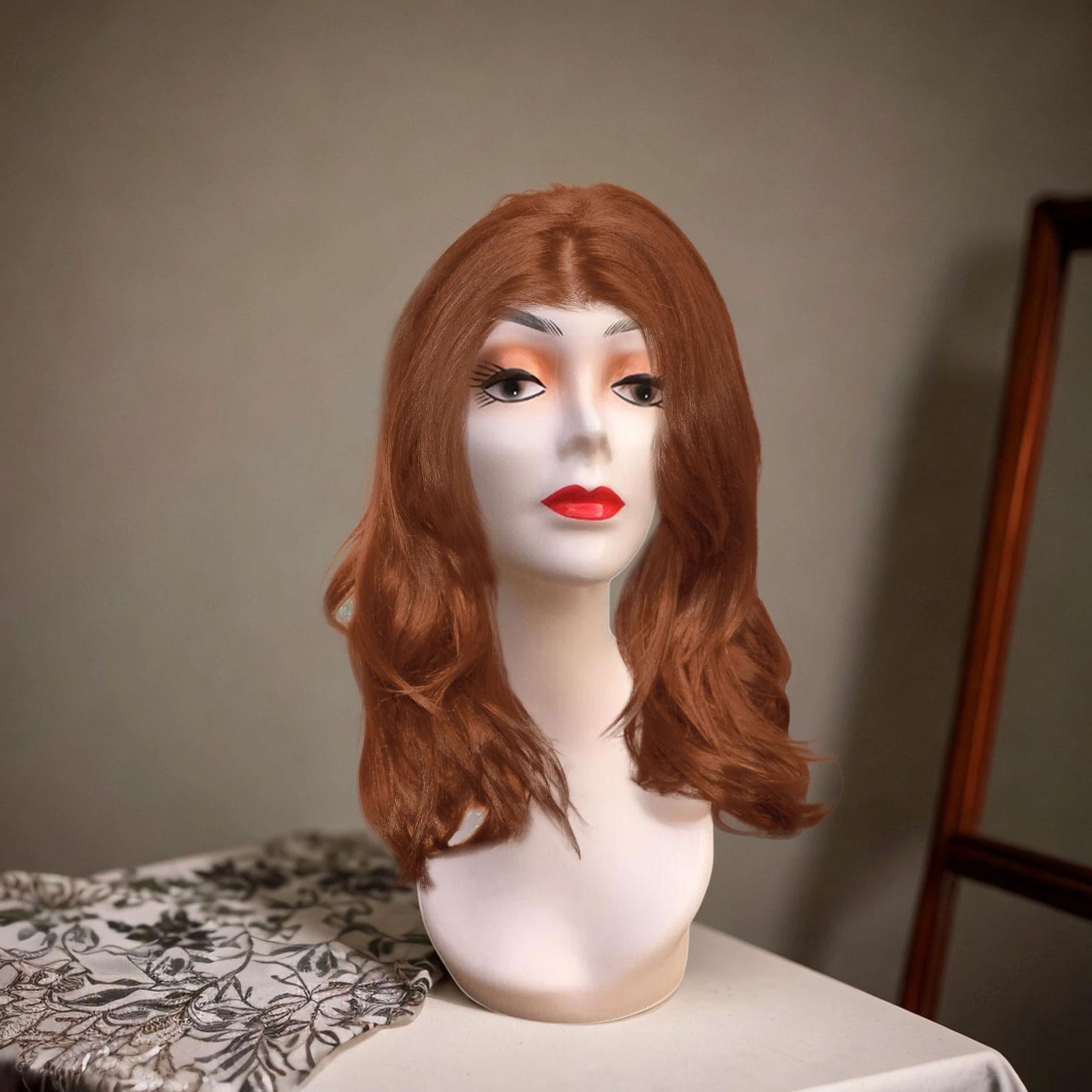 Female Mannequin Head, Doll Head ,Professional Makeup Cosmetology Female Training Head , Bald Manikin Head for Home ,Shop Hat Hair Style I