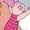 DESERT PINK, variant on Winnie the Pooh - Create Own Luck - Youth Girls Fitted Short Sleeve T-Shirt