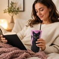 thumbnail image 5 of 2Pack Practical Magic 2 Black Cat Grippr Tumbler with Straw, 3D Black Cat Novelty Drink Cup, Movie Inspired Beverage Tumbler for Party Gift for Home Desk Party Cat Lover Collector Gift, 5 of 9