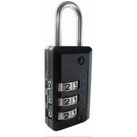 Padlock, Set Your Own Combination Luggage Lock, 13/16 in. Wide, 646D, PADLOCK APPLICATION: For indoor use; Small lock is best used for backpacks,.., By Master Lock Ship from (Best Luggage Locks 2019)