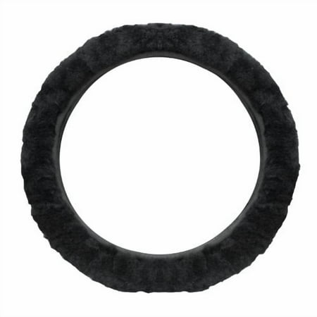 Pilot Sw-245e Black Sheep Skin Steering Wheel Cover