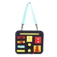 thumbnail image 2 of Activity Board Toy, Tying Shoelace Sensory Board Interesting Portable Zip Button Design  For Toddler For Dementia, 2 of 8