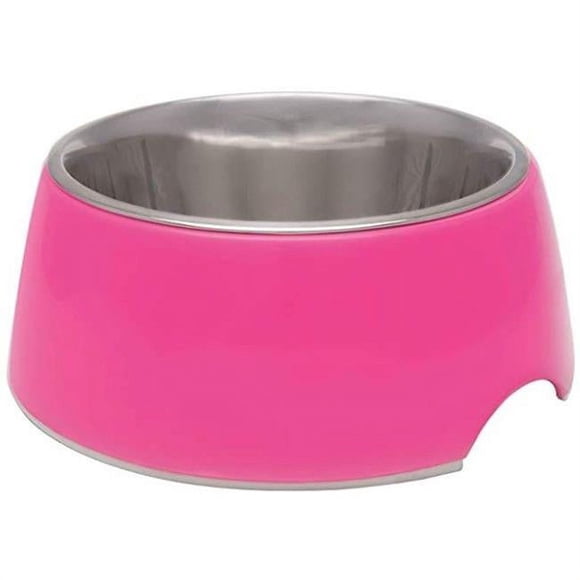 Loving Pets PC07130 Hot Pink Retro Bowl - Extra Small