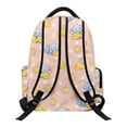 thumbnail image 2 of Pzuqiu Cute Sleeping Elephant Print 17 Inch Kids Backpack Large Capacity School Bag with Side Pockets Breathable Padded Backpack for Girls Ages 6-12 Lightweight Travel Daypack, 2 of 7
