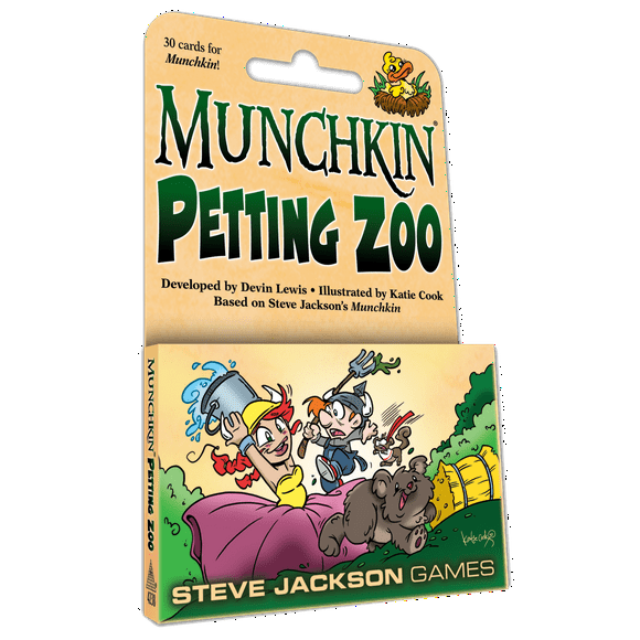 Munchkin: Zoo pour Enfants de 3 à 6 Joueurs, 10 Ans et Plus, 60 à 120 minutes
