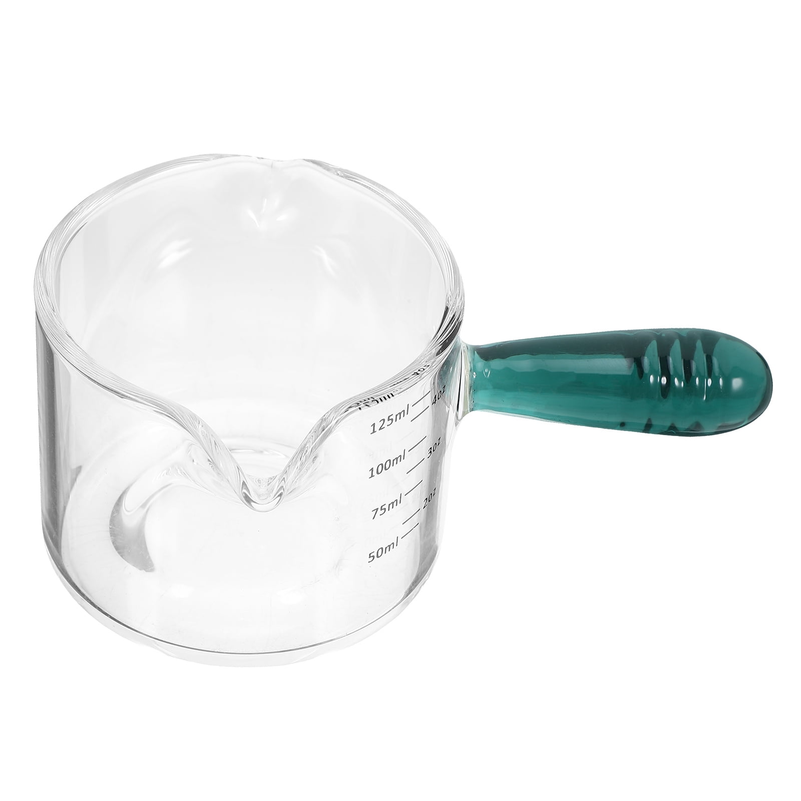 Tasse à Espresso Double Becs Double Mesureur Verre Espresso Crème 125ml