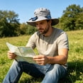 thumbnail image 5 of Luckky 3-in-1 Hands-Free Solar Cooling Hat Fan,UPF 50+ Sun Protection Hat with Removable Fan,Dual Solar & Type-C Rechargeable Outdoor Ventilated Hat for Men Women Fishing Cycling Gardening, 5 of 6