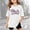 White, variant on Girls Tops Casual Graphic Tee for Kids and Youth Fashion Apparel Comfort Fit Spark Letters