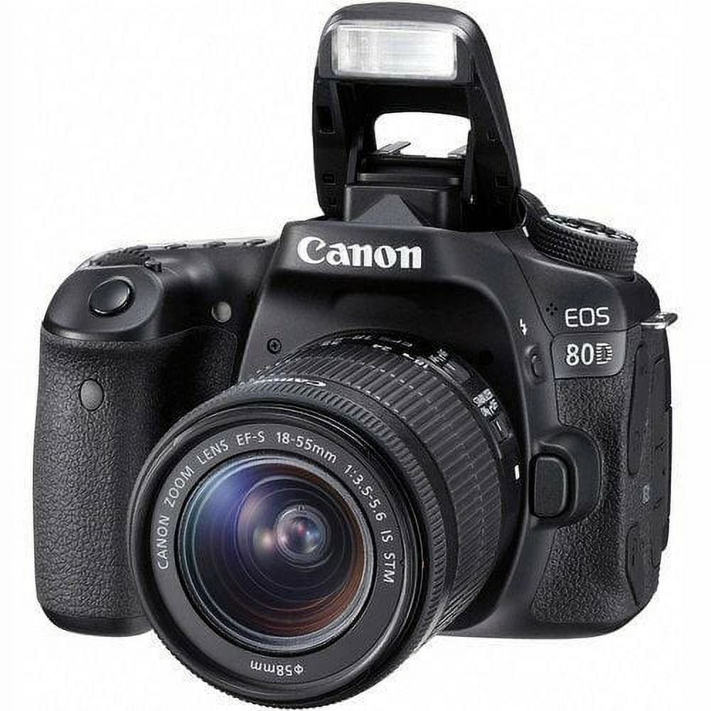 Canon EOS 80D Camera Bundle with Canon EF-S 18-55mm f/3.5-5.6 IS STM Lens - image 3 of 8