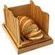 thumbnail image 1 of Cortadora de pan para pan casero – Tabla de cortar pan de madera con soporte para migajas – Cortador de pan plegable y compacto – Rebanadas finas o gruesas Sailing Electrónica, 1 of 5