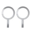 thumbnail image 1 of EeaseMX 2 piezas de acero inoxidable para té con leche, tapa protectora para borde de taza de leche para hornear, con asa, para tienda de té, postres, cafetería (calibre 500), 1 of 7