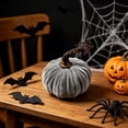 thumbnail image 5 of Orangide Pumpkin Decoration Velvet Fabric Simulated Pumpkin Ornament for Fall Thanksgiving Table Centerpiece Shelf Display, 5 of 7