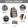 thumbnail image 4 of JIALIOU 14" Laptop Backpack Waterproof Airline Approved Stylish Casual Daypack for Travel Business College Work, Vintage Oil Painted Rose, 4 of 8