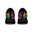 thumbnail image 4 of Louisiana Mardi Gras Masquerade Beads Mask Shoes Sneakers Black Size 10.5, 4 of 7
