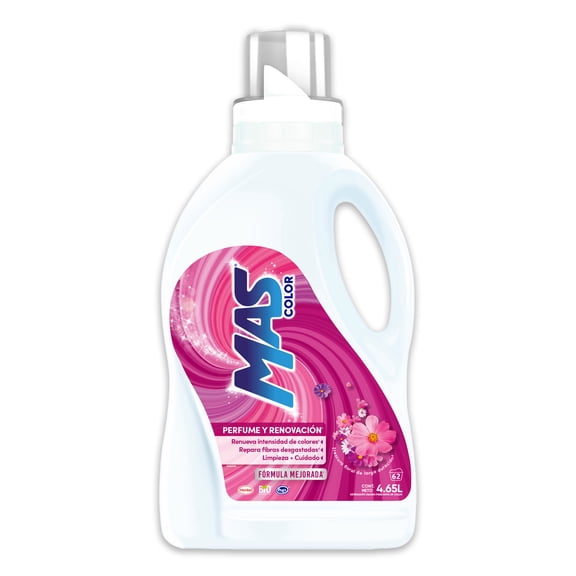 Detergente líquido MAS 3 en 1 renueva y florece 4.65 l