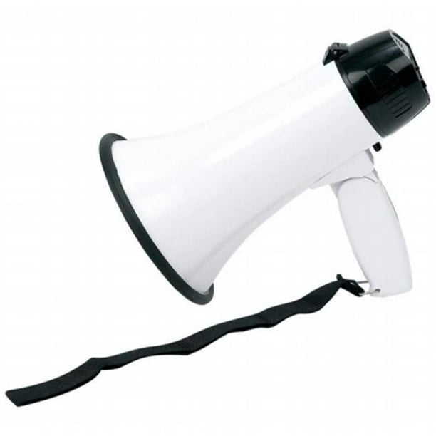 9 in. Black And White Megaphone