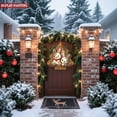 thumbnail image 5 of Metal Hanging Christmas Tree Wind Decorations - Festive Garden Spinners with Gingerbread Tree Design Perfect for Holiday Yard Decor, 5 of 7