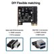 thumbnail image 5 of Tarjeta De Expansion Controlador convertidor USB 3,0 PCI-E, Panel frontal de encabezado de 19 pines y 20 pines para PC de escritorio, 5 of 5
