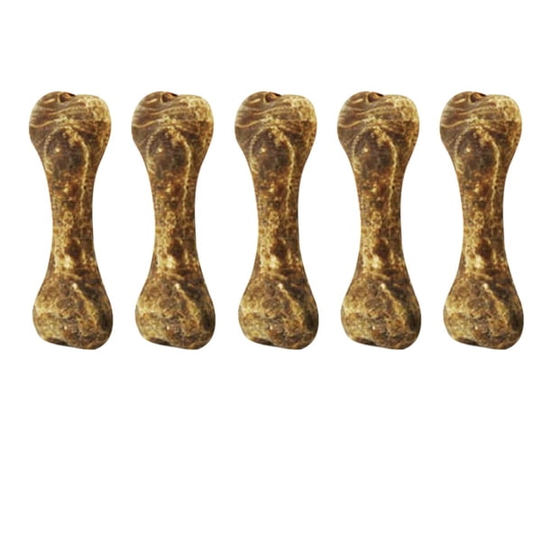 5 huesos masticables duraderos para perros, palitos para la dentición, juguetes dentales para cachorros, palitos de entrenamiento, juguetes para la dentición (color aleatorio).