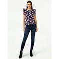 thumbnail image 2 of Free Assembly Women's Sleeveless Ruffle Top, 2 of 6