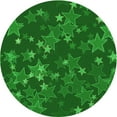 thumbnail image 1 of Ahgly Company Machine Washable Indoor Square Transitional Dark Green Area Rugs, 3' Square, 1 of 7