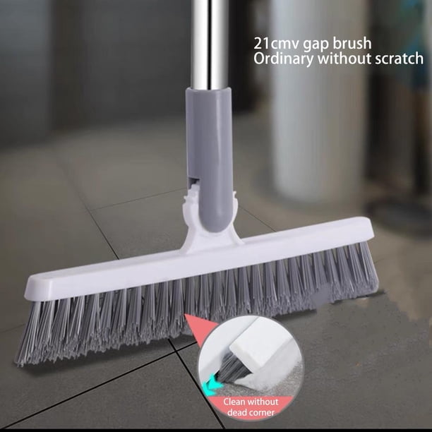 Cepillo Para Fregar Pisos Cepillo Para Fregar Pisos Cepillo para fregar el piso con mango largo 2 en 1 Limpiaparabrisas Limpiaparabrisas para piso Limpiaparabrisas para baño
