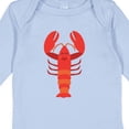 thumbnail image 4 of Inktastic Lobster Cute Ocean Creature Boys or Girls Long Sleeve Baby Bodysuit, 4 of 5