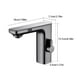 thumbnail image 5 of Bewildely Grifo de lavabo automático con pantalla Digital de temperatura, mezclador de lavabo con pantalla Digital de temperatura Juegos de accesorios de baño B, 5 of 6