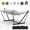 Light Gray Stripes, variant on Nanan Double Hammocks with Stand for Outside, Portable Heavy-Duty Hammock for Indoor Outdoor Patio Yard, Easy Assembly 450 lbs Capacity, Red & Yellow Stripe