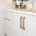 thumbnail image 5 of Belwith Keeler B077462-SN 5.06 in. Brownstone Center to Center Pull - Satin Nickel, 5 of 7
