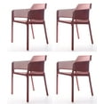 thumbnail image 3 of PatioZone Plastic Resin Chair with Hole Detail (PZ-MC23-020R) - Red, 3 of 3