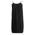 thumbnail image 4 of Glisme Casual Dresses For Women Plus Size Dress Sleeveless Loose Backless Maxi Robe Housecoat Wear Summer Outfit Black Sundress Anniversary Dresses, 4 of 6