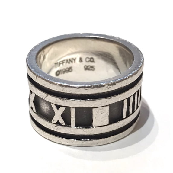 Pre-Owned Tiffany Atlas ring, silver, SV925, approximately size 10, TIFFANY & CO.