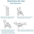 thumbnail image 7 of ZXNYH Padded Zero Gravity Lounge Chair Folding Patio Recliner with Adjustable Headrest & Cup Holder, Support 350 LBS (Grey), 7 of 7