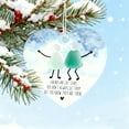 thumbnail image 2 of chaungfeng Heart-Shaped Sea Glass Friendship Decor, 3.15" Friendship Heart Keepsake Ornament, Christmas Tree Hanging Ornaments, Shaped by Nature & Crafted, Friendships Gifts for Friends, 2 of 9