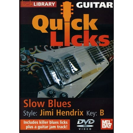Quick Licks: Jimi Hendrix Slow Blues - Key: B (DVD)