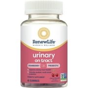 Renew Life Women's Wellness Gummy Probiotic for Urinary Health, Cranberry, 48 Count