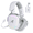 White, variant on ATTACK SHARK G800 Wireless RGB Gaming Headset:7.1 Surround Sound-50mm Drivers-Memory Foam Ear Pads,Wired/2.4Ghz/BT,Ultralight,Durable Aluminum Frame,Detachable Mic,Programmable for PC Mac Gamer
