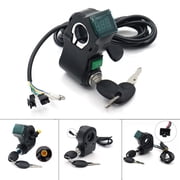 Electric Scooters Handlebar Switch Lock Waterproof Lock with Digital Display