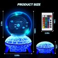 thumbnail image 5 of Niulife 3D Galaxy Crystal Ball Night Light,16 Color Changing Decolamp for Educational Science,Space Cool Gadgets Astronomy Gifts,Valentines Day Gifts for Him Boyfriend Husband Kids, 5 of 6