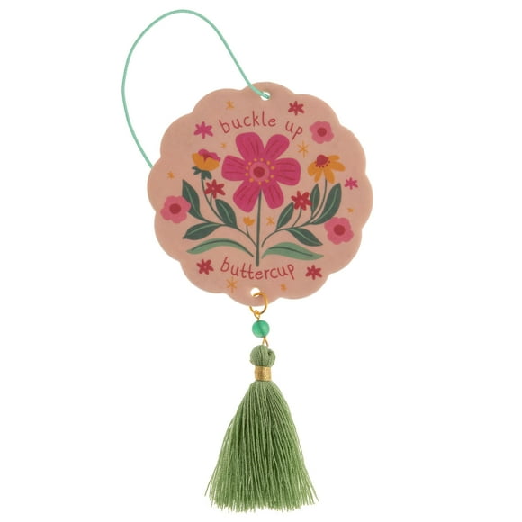 Karma , Désodorisant à l'Huile Essentielle pour Voitures Lot de 2, Maison & Bureau - Désodorisant Décoratif Coloré avec Pompon, Parfum Vanille