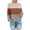 Beige, variant on Lovskoo Sweaters for Women Long Sleeve Winter Knit Color Matching Round Neck Loose Casual Sweater Tops Beige
