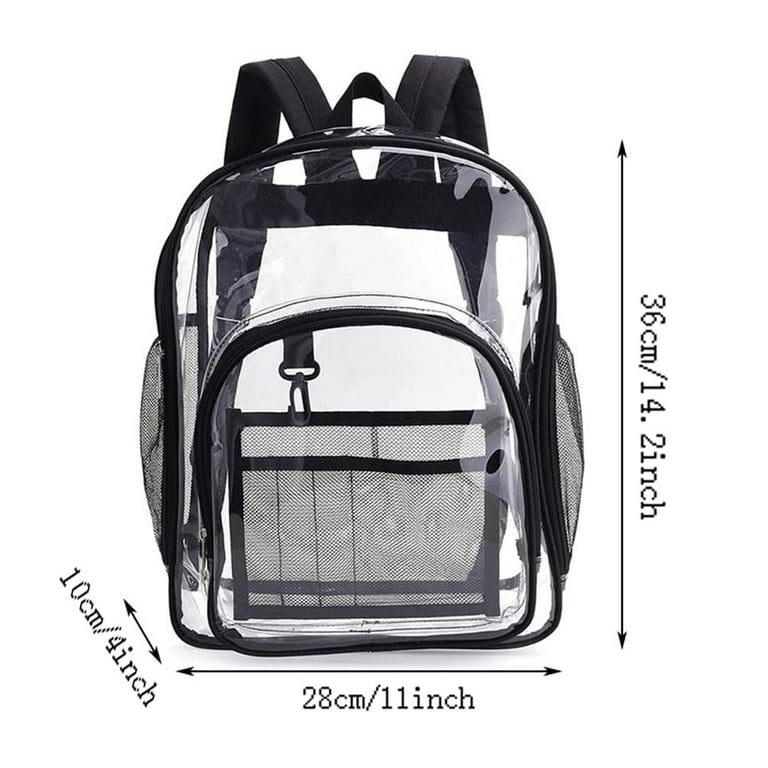 Transparent backpack shop walmart